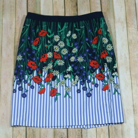 Anthropologie Dresses & Skirts - Postmark Anthro Vertical Garden Pencil Skirt